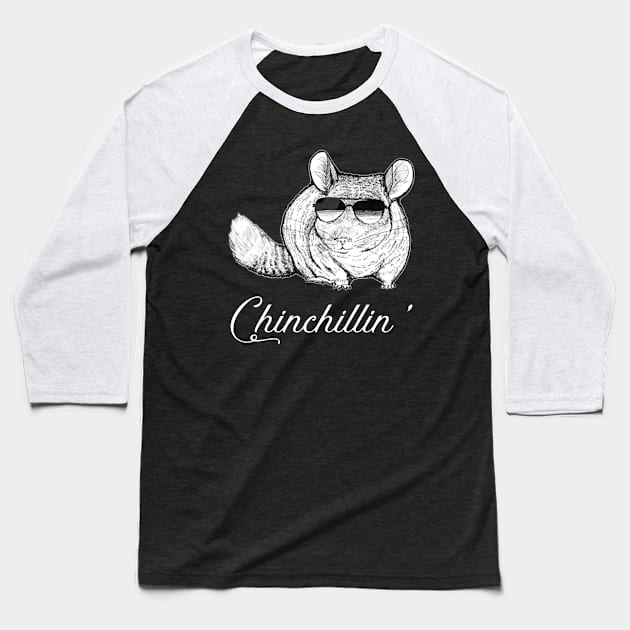Urban Canine Carousel Chinchilla Delight, Tee Trendsetter Triumphs Baseball T-Shirt by Merle Huisman